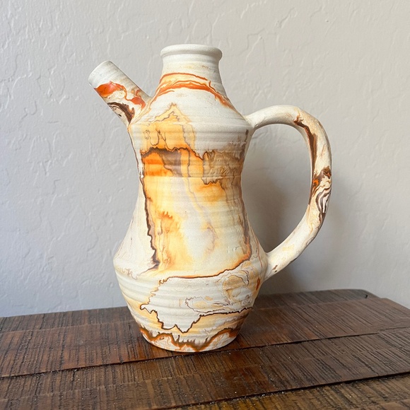 Vintage Nemadji Native American Pottery Pitcher / Creamer - Picture 1 of 8